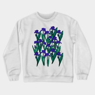 Iris blossom Crewneck Sweatshirt